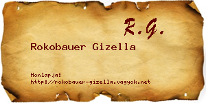 Rokobauer Gizella névjegykártya